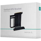 Deepcool Vertical Gpu Bracket Pci E 4.0 & Pci E 3.0 Emi Shielding Black - CompuMe